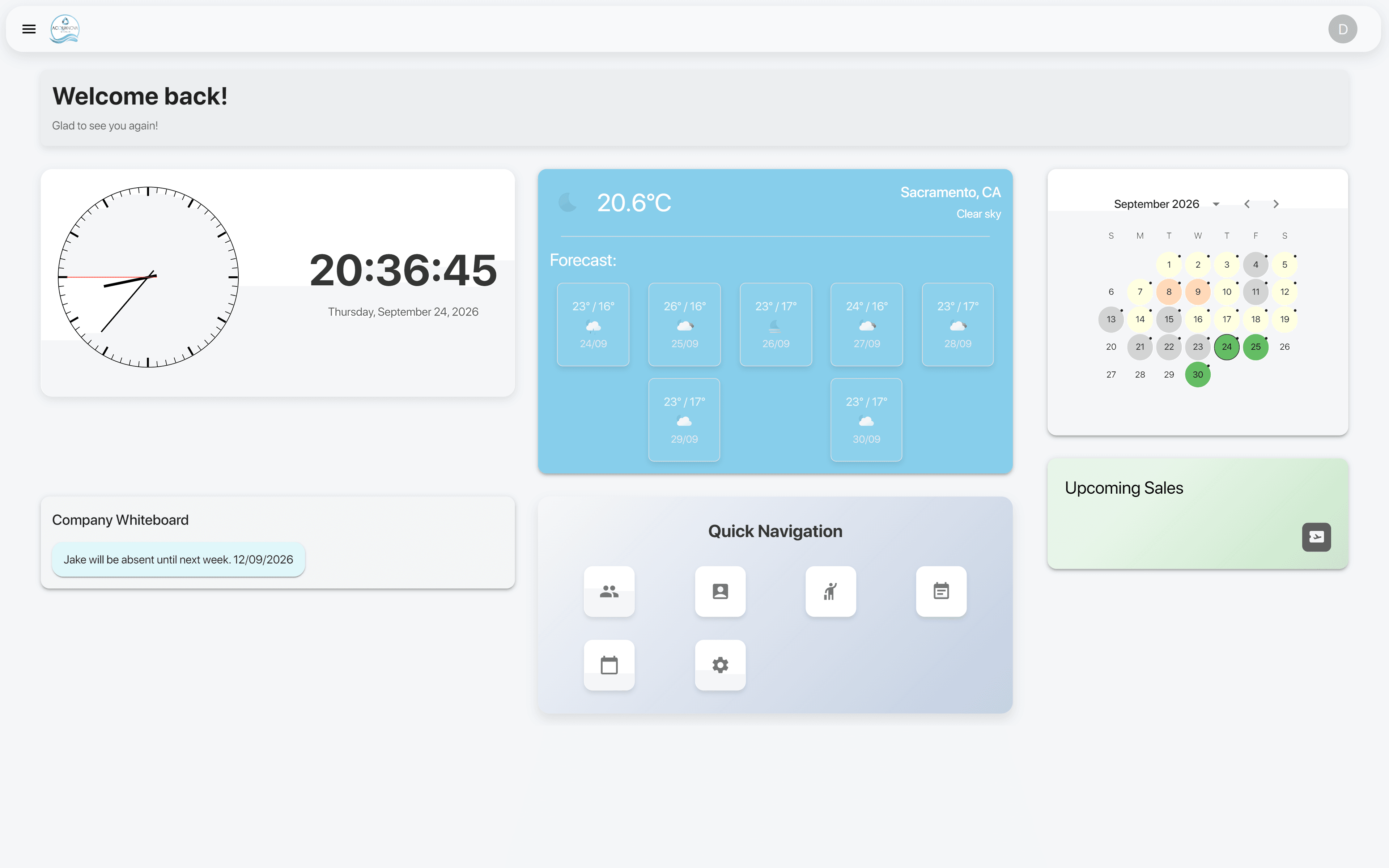 Acquanova Sicilia CRM workflow and lead qualification dashboard